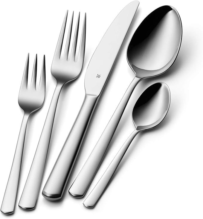 WMF Cutlery Set 30-Pieces for 6 Persons Boston Cromargan 18/10 Stainless Steel Brushed