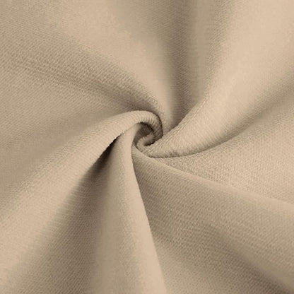 SoarFlash Velvet Sectional Sofa Ottoman, Brown