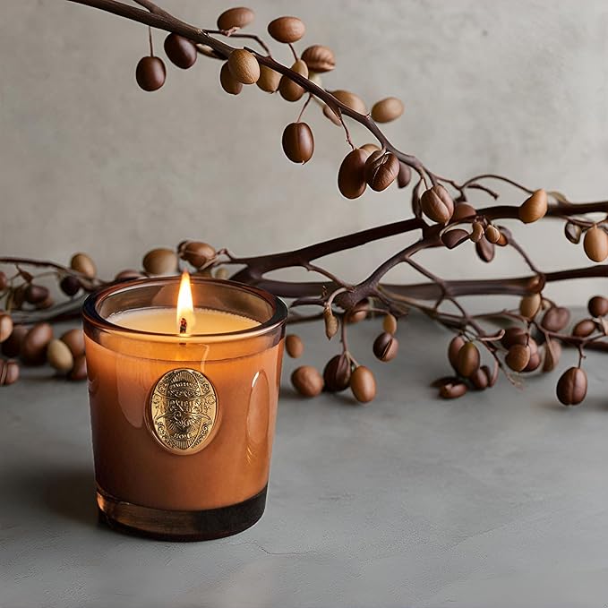 M&SENSE Natural Strong Soy Candle | Espresso Hot Fudge & Brown| 9.2 oz, 50H Burn Time | Luxury Scented Candle for Relaxation, Gifting, Home Décor | Ideal for Bedroom, Office, Party Ambiance