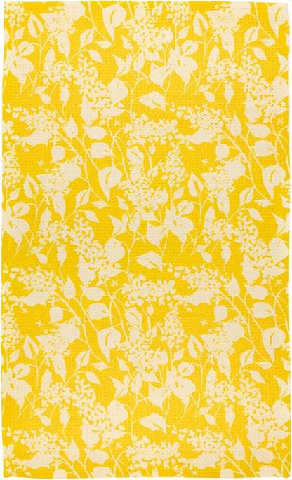 Modern Style Premium Kitchen Tea Towel Super Absorbent Fast Drying Microfiber Sunlit Florals