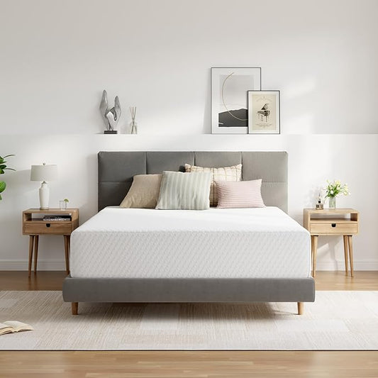 Novilla King Mattress, 12 Inch King Memory Foam Mattress for Pressure Relief & Comfort Sleep, Removable Washable Cover,CertiPUR-US Certified Plush
