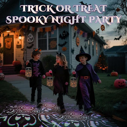 Pumpkin Solar Lanterns, Jack O Lantern Outdoor Waterproof Light Up Pumpkins with Fantasy Glow, Metal Hanging Solar Halloween Decorations for Yard, Patio, Porch, Party Gift, Kids