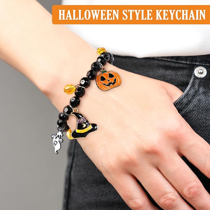 Halloween Pumpkin Boo Basket Stuffers for Adults Women, Halloween Glass with Lid and Straw, Pumpkin Mug Cute Halloweens Gifts for Women Her Sister Friend