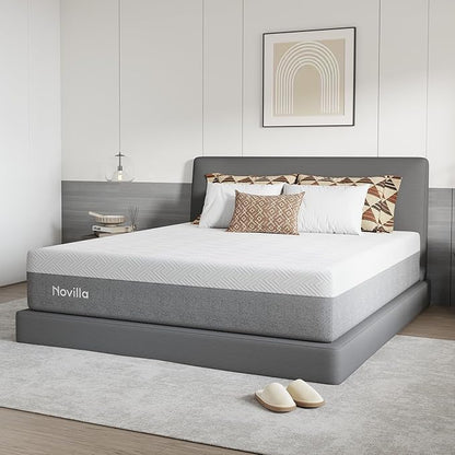 Novilla Mattress Full Size, 14 Inch Gel Memory Foam Mattress Full in a Box for Suppotive, Pressure Relieving & Plush Comfort, Bliss