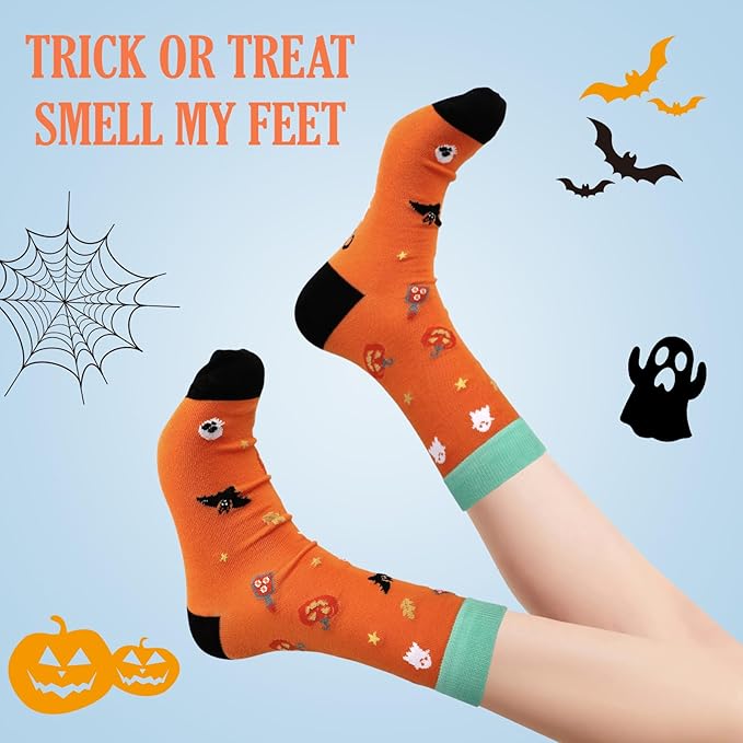 Halloween Pumpkin Boo Basket Stuffers for Adults Women, Halloween Glass with Lid and Straw, Pumpkin Mug Cute Halloweens Gifts for Women Her Sister Friend