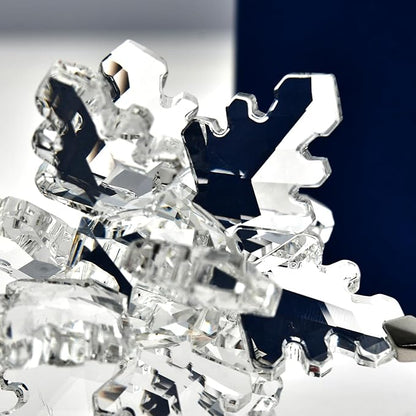 Annual Edition 3D Ornament 2025,Christmas Tree Ornaments Crystal Sun Catcher Home Hanging Decor (3D-Clear)