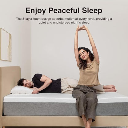 Novilla Full Mattress, 12 Inch Gel Memory Foam Full Size Mattress for Cool Night & Pressure Relief, Medium Plush Feel with Motion Isolating, Bliss