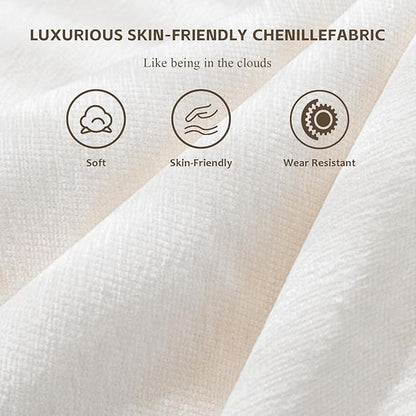 SoarFlash Chenille Sectional Middle Position Sofa,Beige