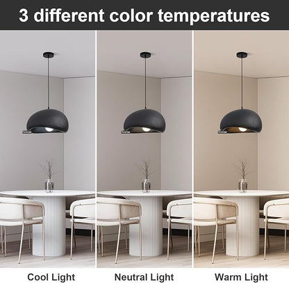 15.7in Wabi Sabi Pendant Lights Kitchen Island Lighting Fixture Ceiling Mount Black Modern Japanese Lamp Japandi Chandelier for Dining Living Room Hallway Bedroom Restaurant Hanging Lamp