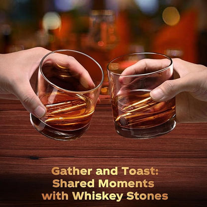 Gifts for Men Dad Husband, Whiskey Stones, Unique Christmas Anniversary Birthday Stocking Stuffers Gift Ideas for Him Boyfriend, Man Cave Stuff Cool Gadgets Retirement Bourbon Presents for Uncle