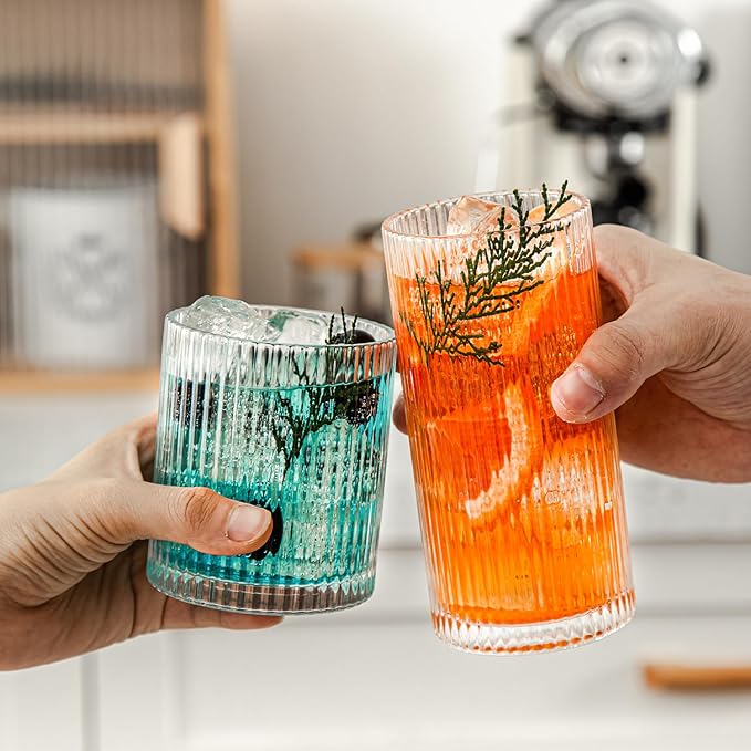Set of 8 Drinking Glasses