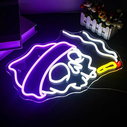 Lucunstar Skull Neon Sign,Halloween LED Sign,Neon Signs for Wall Decor,Adjustable Brightness Halloween Neon Signs, Neon Sign For Party,Bedroom Wall Decor,Home,Party Light Decoration