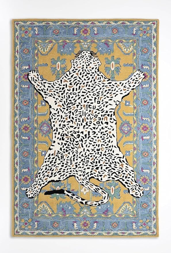 Hand Tufted Modern & Unique Animal Rugs 100% Wool, Soft and Durable Rugs for Your Living Room, Bedroom,Hall Or Any Room (Multi Colour 1, 10 X 13 Feet)