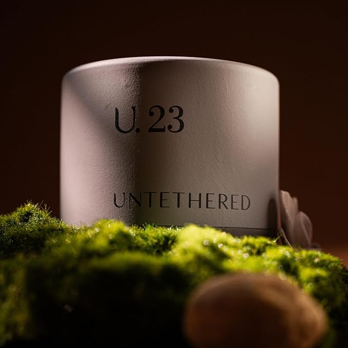 U.23 Luxury Scented Candle – Gardenia, Jasmine & Fig | Hand-Poured in USA with 100% Natural Coconut & Apricot Wax | Double Wick, Long-Lasting Aromatherapy Candle for Home, Gift & Relaxation (12.5 oz)