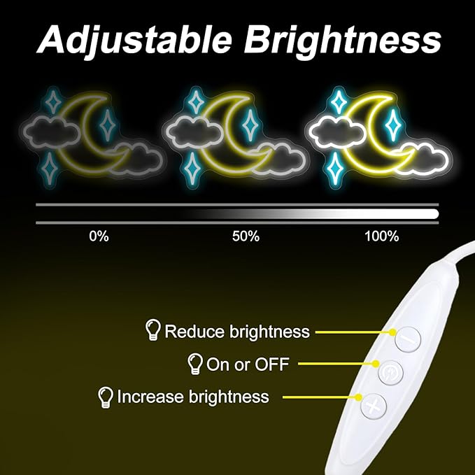 Star Moon Cloud Neon Sign for Wall Decor Bedroom Bar decor Personalized LED Neon Light, bedroom moon decorate, Game Room Decor, Moon Neon For Kids Room, Girls, Wedding, Party, Christmas