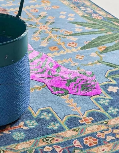 Hand Tufted Modern & Unique Animal Rugs 100% Wool, Soft and Durable Rugs for Your Living Room, Bedroom,Hall Or Any Room (Multi Colour K1, 12 X 18 Feet)