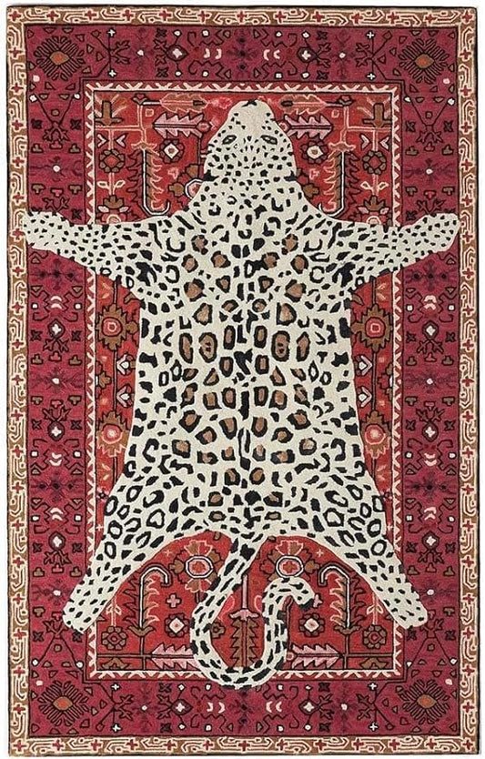 Hand Tufted Modern & Unique Animal Rugs 100% Wool, Soft and Durable Rugs for Your Living Room, Bedroom,Hall Or Any Room (Multi Colour Y1, 6 X 9 Feet)