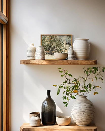 KBKBART Framed Farmhouse Wall Art, Orange Tree Vintage Watercolor Oil Painting, Rustic Kitchen Sign Canvas Wall Art for Dining Room, Bedroom, Living Room, Gallery, Vintage Pictures Wall Decor (8"x10")