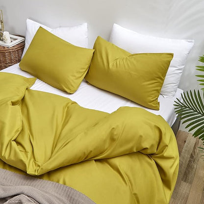 CLOTHKNOW Moss Green Comforter Sets Twin/Twin XL Chartreuse Bedding Comforter Set Green Comforter Soft Cozy Bed Bedding Yellow Bedding 3Pcs Comforter Sets