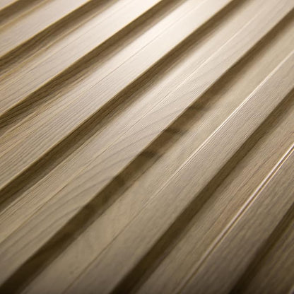 Art3d 6-Pack Slat Design 3D Wall Panels for Interior Wall Decor, 2x4 FT PVC Decorative Drop Ceiling Tiles - Walnut