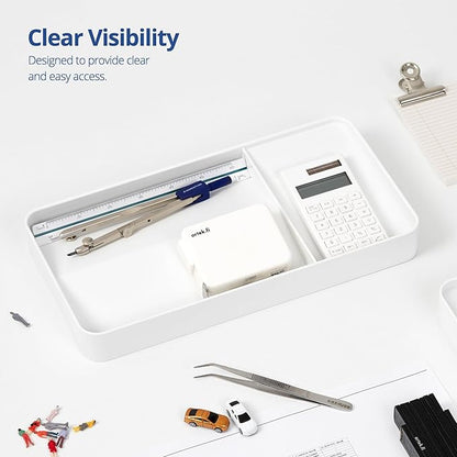 Blue Ginkgo Desk Organizer – Korean-Made Organizer for Notes, Pens, Pencils, and Accessories (Double-Sided, Green)