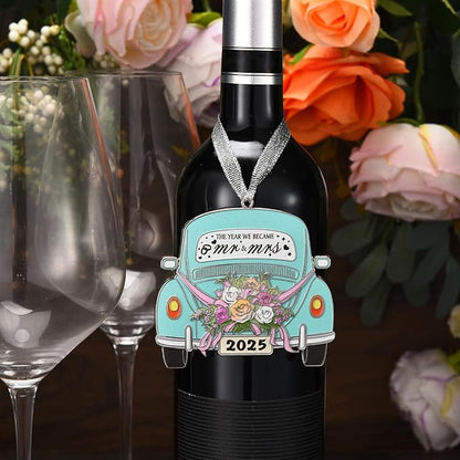 Venhoo Wedding Gifts for Couples 2025, Mr and Mrs Gifts, Wedding Gift Ideas for Newly Wed Couple, Bride, Bridal Shower, Future Mr & Mrs - Just Married Metal Hanging Accessory 2025