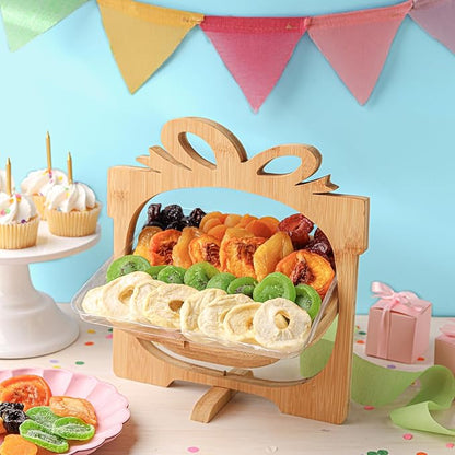 Dried Fruit Birthday Gift Box, Gift Basket Assortment | Apple, Mango, Apricot and more | Great for Snacks, Healthy Gifts, Parties, Corporate, Sympathy, Holidays, Men, Women, Families | Bonnie and Pop