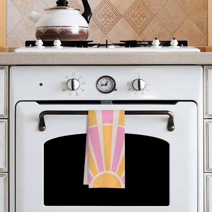 Boho Hand Towels for Kitchen Bathroom Farmhouse Boho Tea Dish Towels Tabletop Decor