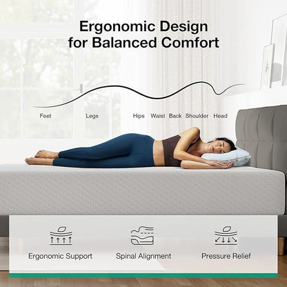 Novilla King Mattress, 12 Inch King Memory Foam Mattress for Supportive & Pressure Relief, Removable Washable Cover,CertiPUR-US Certified Mattresses in a Box, Firm