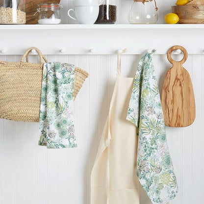 Martha Stewart Kitchen Towels Set of 2 Succulents 16x28 Dish Towels