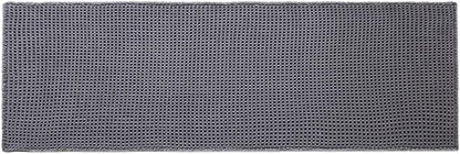 Waffle Runner Rug Bathroom, Long Boho Bathroom Rugs Non Slip Washable Super Absorbent Quick Dry Farmhouse Bath Decor, 72"x24" Grey