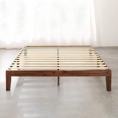 Mellow Naturalista Classic 12 Inch Solid Wood Platform Bed Cal King, Espresso