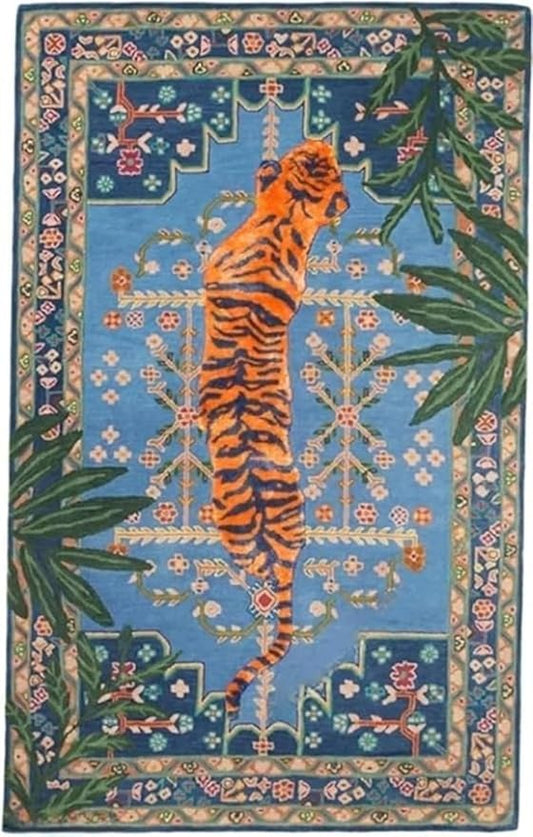 Hand Tufted Modern & Unique Animal Rugs 100% Wool, Soft and Durable Rugs for Your Living Room, Bedroom,Hall Or Any Room (Multi Colour J1, 12 X 18 Feet)