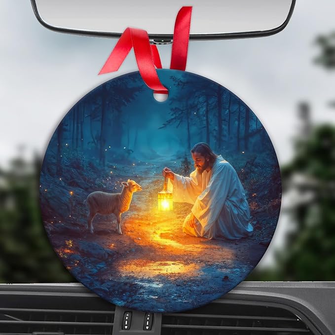 Christmas Ornaments for Birthday Gifts Baptism Gift for Boys or Girl Christian Gifts for Xmas Tree Decorations Christmas Decorations for Religious Gift Hanging Ornament,B-139