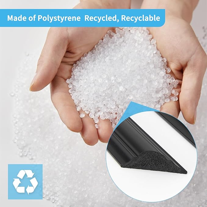 Art3d Pre-Cut Wall Molding Set of 6 pcs, Ready-to-Assemble Wainscoting Panels for Interior Wall Décor Living Room Bedroom Accent Wall - Installed with Glue, 3 Top 3 Bottom, Black