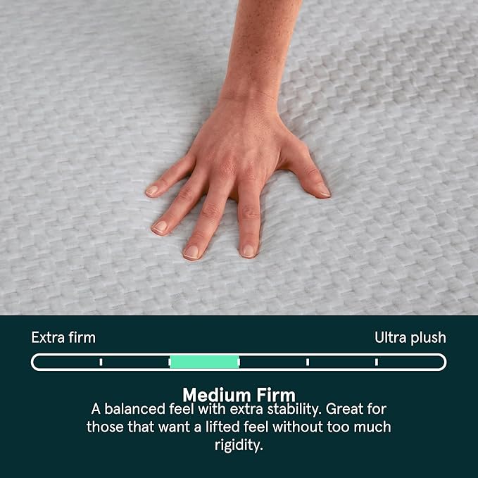 Tuft & Needle Kin Medium Firm 10" Twin XL Adaptive Foam Mattress in a Box, Cooling Pressure Relief, Balanced Support, 100 Night Trial, Fiberglass-Free, CertiPUR-US, 10-Year Limited Warranty