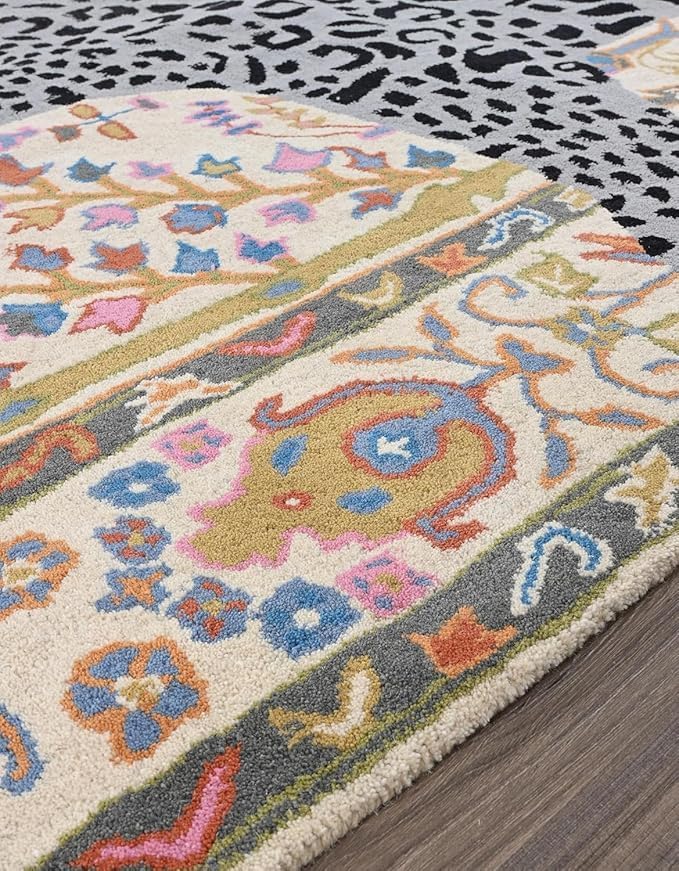 Hand Tufted Modern & Unique Animal Rugs 100% Wool, Soft and Durable Rugs for Your Living Room, Bedroom,Hall Or Any Room (Multi S1, 12 X 18 Feet)
