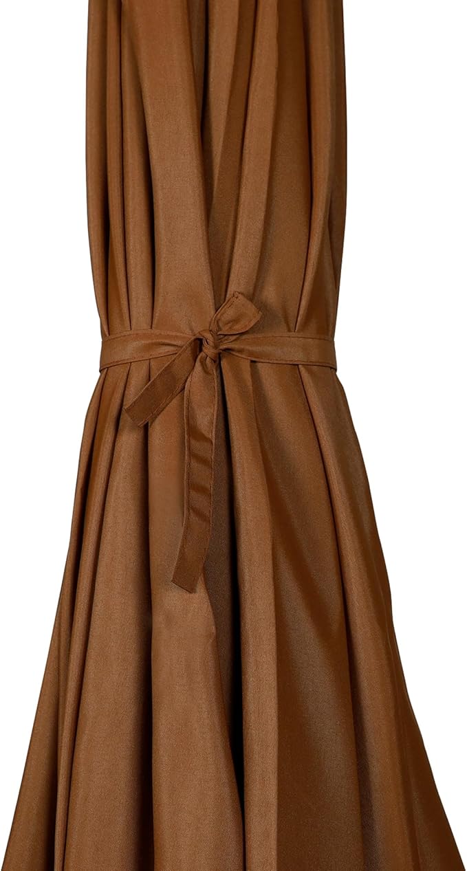 Blissun 9' Outdoor Patio Umbrella, Outdoor Table Umbrella, Yard Umbrella, Market Umbrella with 8 Sturdy Ribs, Push Button Tilt and Crank