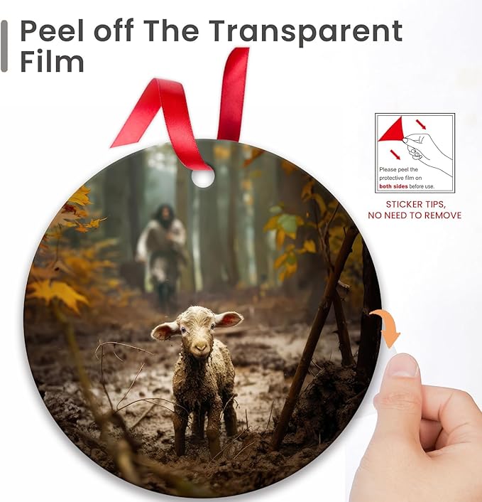 2025 Christmas Ornaments for Xmas Tree Decorations Christian Gifts for Catholic Women Decorations Indoor Hanging Ornament Religious Gift for Christians Baptism Gifts for Boys & Girl, B-138