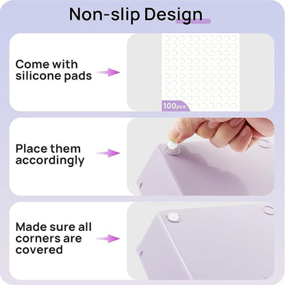 Vtopmart 25 PCS Plastic Drawer Organizers Set, 4-Size Versatile Bathroom and Vanity Drawer Organizer, Storage Bins for Makeup, Bedroom, Kitchen Gadgets Utensils and Office