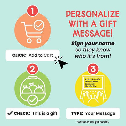 A Gift Inside Merry Christmas Chocolate Caramel and Crunch Grand Gift Basket