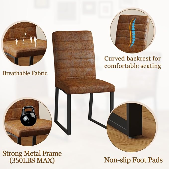 79" Dining Table Set for 10,Large Rectangular Dining Table Set for 10 with Cushioned Chairs,Modern Mid-Century Wood Dining Room Table Set for 10,Ideal for Dining & Gatherings (Walnut)