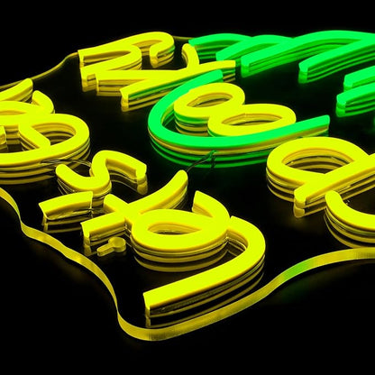 LUCUNSTAR Let’s Get Spooky Neon Sign Halloween Neon Signs for Wall Decor Led Lights with USB Powered Halloween Ghost Wall Decoration for Bedroom Bar Party Man Cave Club Pub Door Gifts