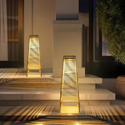 Outdoor Solar Floor Lamp, Upgraded Patio Lights, Brighter Outdoor Lamps for Patio, Auto On/Off Patio Lamps Outdoor for Yard Garden Patio Lawn Decor