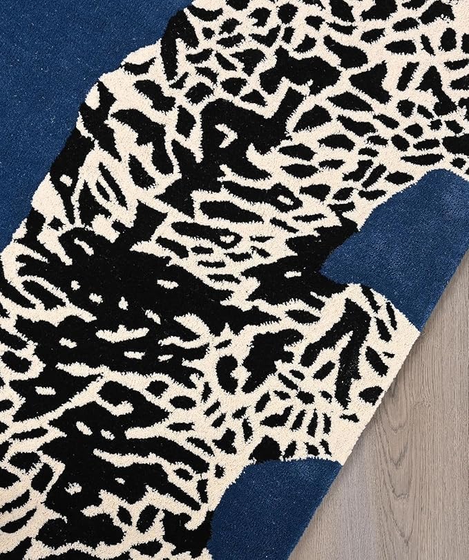 Hand Tufted Modern & Unique Animal Rugs 100% Wool, Soft and Durable Rugs for Your Living Room, Bedroom,Hall Or Any Room (Multi Colour TS1, 6 X 9 Feet)