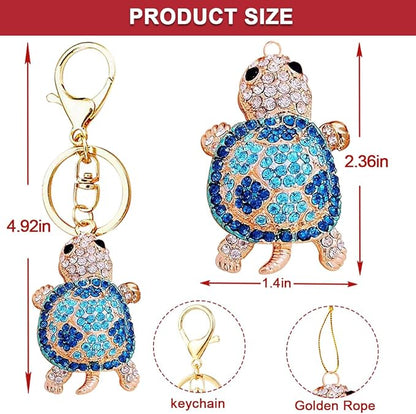 Sea Turtle Ornament,Rhinestone Turtle Christmas Tree Ornaments,Beach Themed Christmas Ornament,Ocean Ornaments 2025,Sea Turtle Gifts for Women