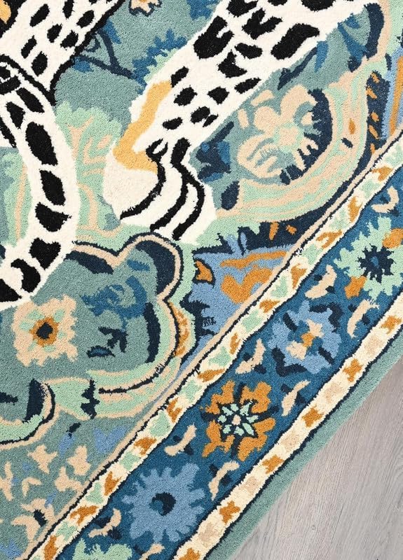 Hand Tufted Modern & Unique Animal Rugs 100% Wool, Soft and Durable Rugs for Your Living Room, Bedroom,Hall Or Any Room (Multi Colour HG1, 12 X 18 Feet)
