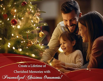 Personalized Cheerleader Christmas Ornament 2025 | Cheer Girl Dancer Cheerleading with Green Pompom Ornament for Christmas Tree | Pom Pom Dance Gift