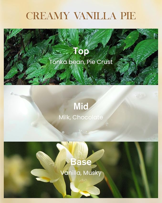 M&SENSE Extra Large Candle Creamy Vanilla Scented, 3-Wick 35oz 150H Long Lasting, Natural Soy Wax Aromatherapy Candle for Stress Relief, Home Fragrance Fall Winter Christmas Thanksgiving Gifts