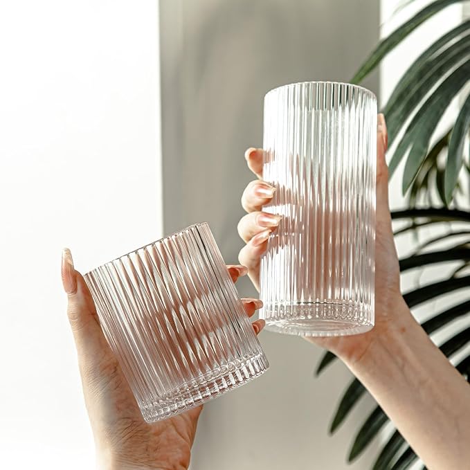 Set of 8 Drinking Glasses